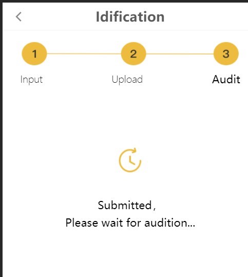 Sau khi bạn đã tải xong hết tất cả tài liệu thì bạn nhấn vào nút Submit. Bây giờ, bạn chỉ việc chờ xác minh danh tính là xong.