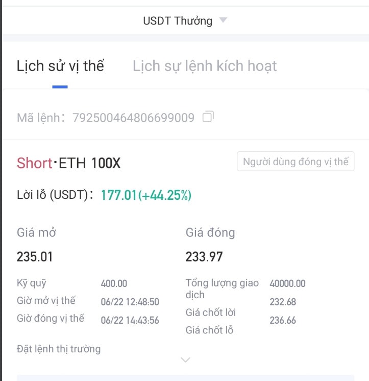 Trade margin trên sàn bingbon