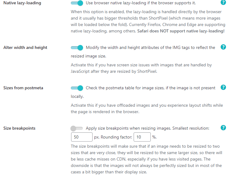 Cấu hình Behavior Tab