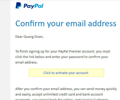  Xác nhận Email của bạn 